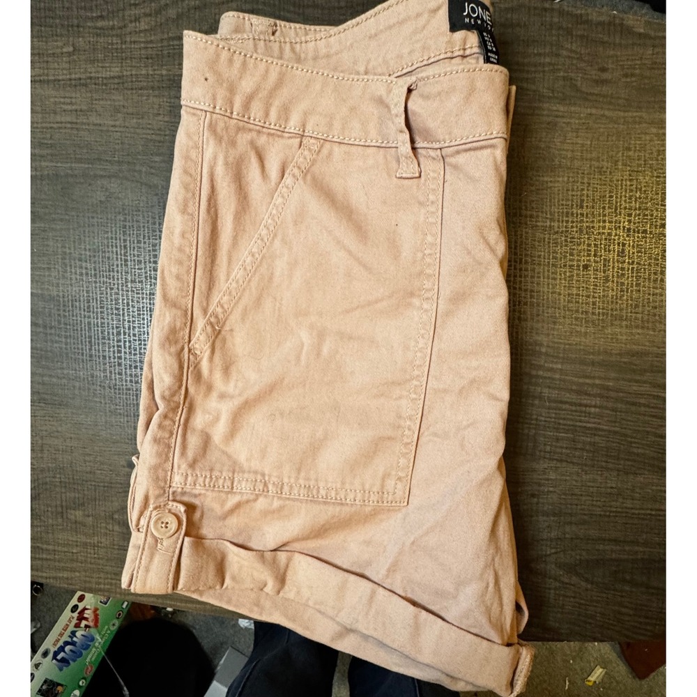 Jones New‎ York Womens Size 8 Utility Short PinkCasual High Rise Cuffed - Picture 6 of 6